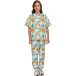Design Pattern Seamless Tropical Kids  T-Shirt and Pants Sports Set