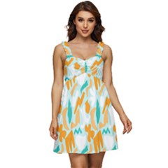 Ruffle Strap Babydoll Chiffon Dress 