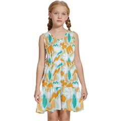 Kids  Sleeveless Tiered Mini Dress 