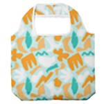 Design Pattern Seamless Tropical Premium Foldable Grocery Recycle Bag