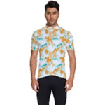 Design Pattern Seamless Tropical Men s Short Sleeve Cycling Jersey