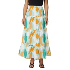 Tiered Ruffle Maxi Skirt 