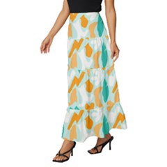 Tiered Ruffle Maxi Skirt 