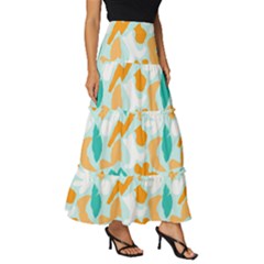 Tiered Ruffle Maxi Skirt 