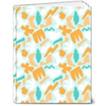 Design Pattern Seamless Tropical 7  x 9  Hardcover Notebook