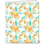 Design Pattern Seamless Tropical 8  x 10  Softcover Notebook