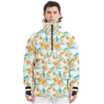 Design Pattern Seamless Tropical Men s Pullover Zip Ski and Snowboard Waterproof Breathable Jacket