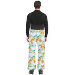 Men s Side Zip Front Pouch Ski And Snowboard Bib Pants	 