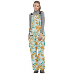 Women s Side Zip Front Pouch Ski And Snowboard Bib Pants	 
