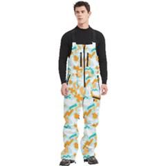 Men s Front Zip Ski And Snowboard Bib Pants 