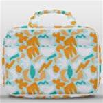 Design Pattern Seamless Tropical Travel Toiletry Bag With Hanging Hook