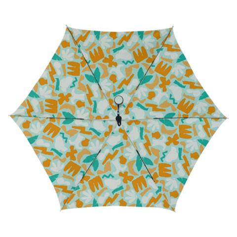 Design Pattern Seamless Tropical Automatic Folding Umbrella with Case (Small) from ArtsNow.com