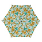 Design Pattern Seamless Tropical Automatic Folding Umbrella with Case (Small)