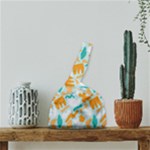 Design Pattern Seamless Tropical Japanese Wrist Knot Bag