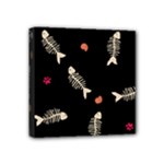 Pattern Design Seamless Fishbone Mini Canvas 4  x 4  (Stretched)