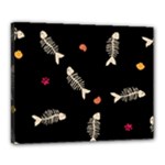 Pattern Design Seamless Fishbone Canvas 20  x 16  (Stretched)