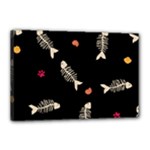 Pattern Design Seamless Fishbone Canvas 18  x 12  (Stretched)