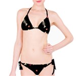 Pattern Design Seamless Fishbone Classic Bikini Set