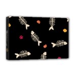 Pattern Design Seamless Fishbone Deluxe Canvas 18  x 12  (Stretched)