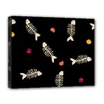 Pattern Design Seamless Fishbone Deluxe Canvas 20  x 16  (Stretched)