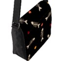 Flap Closure Messenger Bag (L) 