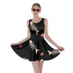 Pattern Design Seamless Fishbone Skater Dress