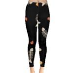 Pattern Design Seamless Fishbone Everyday Leggings 