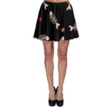 Pattern Design Seamless Fishbone Skater Skirt