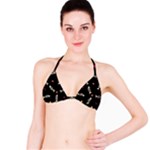 Pattern Design Seamless Fishbone Classic Bikini Top