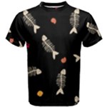 Pattern Design Seamless Fishbone Men s Cotton T-Shirt
