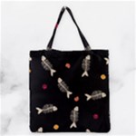Pattern Design Seamless Fishbone Grocery Tote Bag