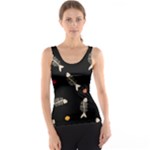 Pattern Design Seamless Fishbone Women s Basic Tank Top