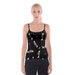 Pattern Design Seamless Fishbone Spaghetti Strap Top