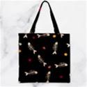 Zipper Grocery Tote Bag 