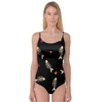 Pattern Design Seamless Fishbone Camisole Leotard 