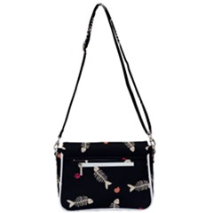 Shoulder Bag with Back Zipper 