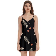 Body Wrap Sleeveless V-Neck Mini Dress 
