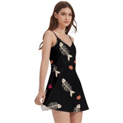 Body Wrap Sleeveless V-Neck Mini Dress 