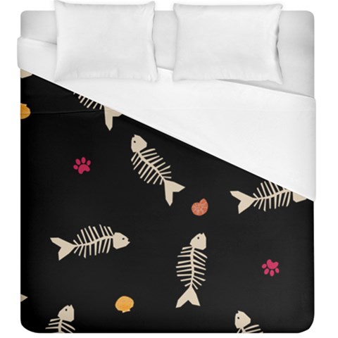 Pattern Design Seamless Fishbone Duvet Cover (King Size) from ArtsNow.com