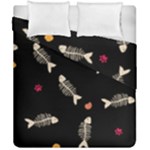 Pattern Design Seamless Fishbone Duvet Cover Double Side (California King Size)