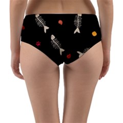 Reversible Mid-Waist Bikini Bottoms 