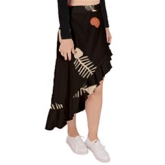 Asymmetrical Ruffle Hem Skirt  