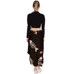Asymmetrical Ruffle Hem Skirt  