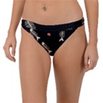 Pattern Design Seamless Fishbone Band Bikini Bottoms