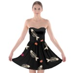 Pattern Design Seamless Fishbone Strapless Bra Top Dress