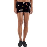 Pattern Design Seamless Fishbone Yoga Shorts