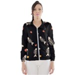 Pattern Design Seamless Fishbone Women s Windbreaker