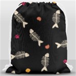 Pattern Design Seamless Fishbone Drawstring Bag (Large)