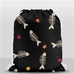 Pattern Design Seamless Fishbone Drawstring Bag (Small)
