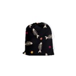 Pattern Design Seamless Fishbone Drawstring Pouch (XS)